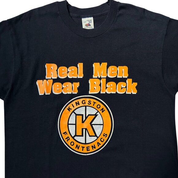 90s Vintage Kingston Frontenacs OHL T-shirt Single Stitch Ontario Hockey. - Picture 2 of 6